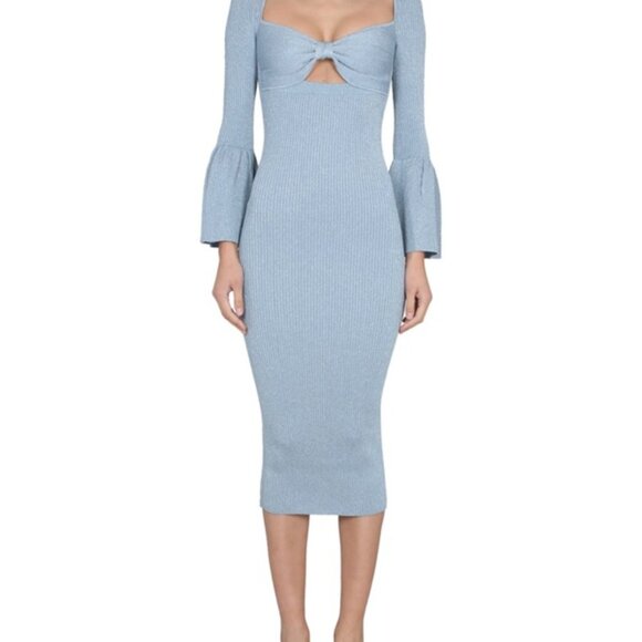 SELF-PORTRAIT LUREX DRESS Small - Picture 1 of 3